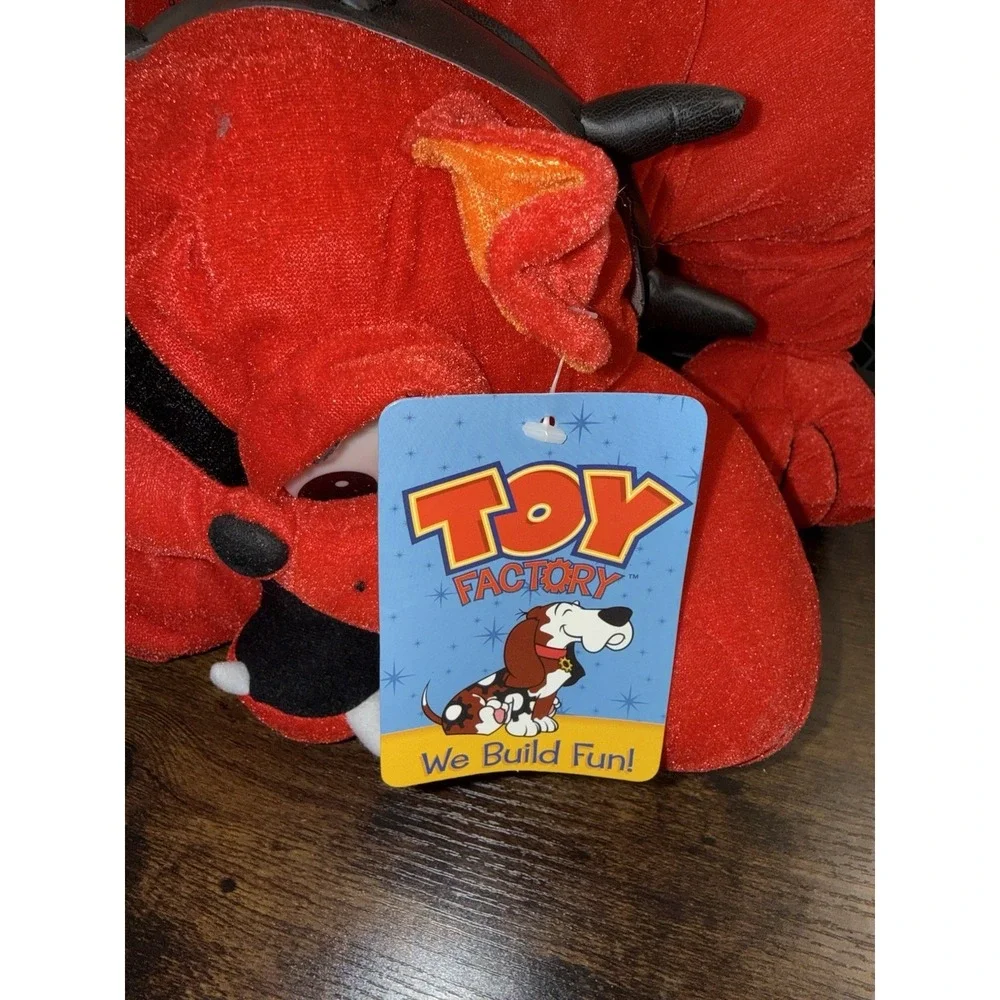 Toy Factory Red Devil Bulldog Plush 18